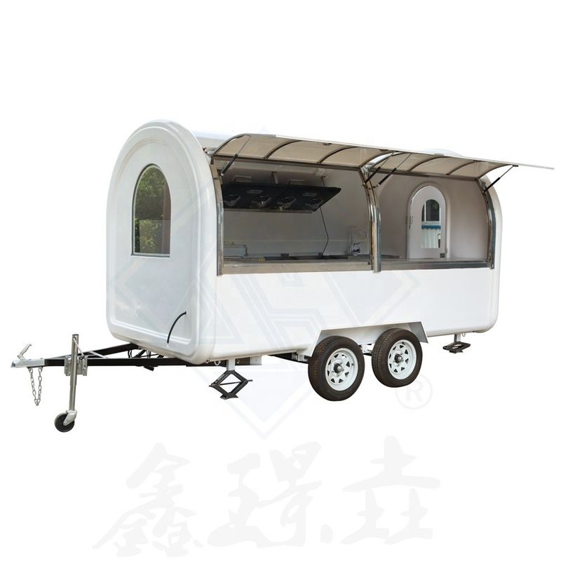 Op maat gemaakte voedingswapen display fietswapen stand voor Shawarma fabricage Output product