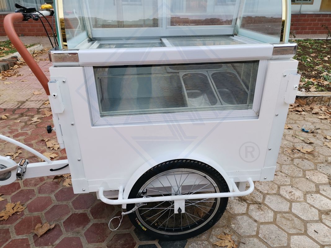 Terrainonderhoud Voedselservice-trailerwagen voor buiten 2023 Mobiele fiets koffiewagen