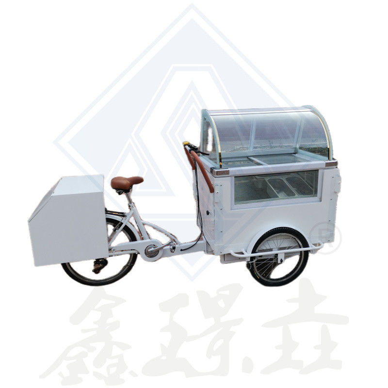 Snack Food Maker Zoet Gevarieerd IJsfietsmandje Mobiele Food Cart 2450*930*970mm