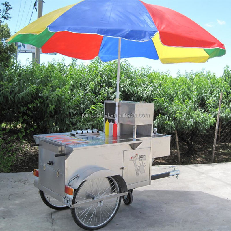 220V mobiele voedingswagen voor straatverkopers driewieler/elektrische hotdogwagen voor andere doeleinden