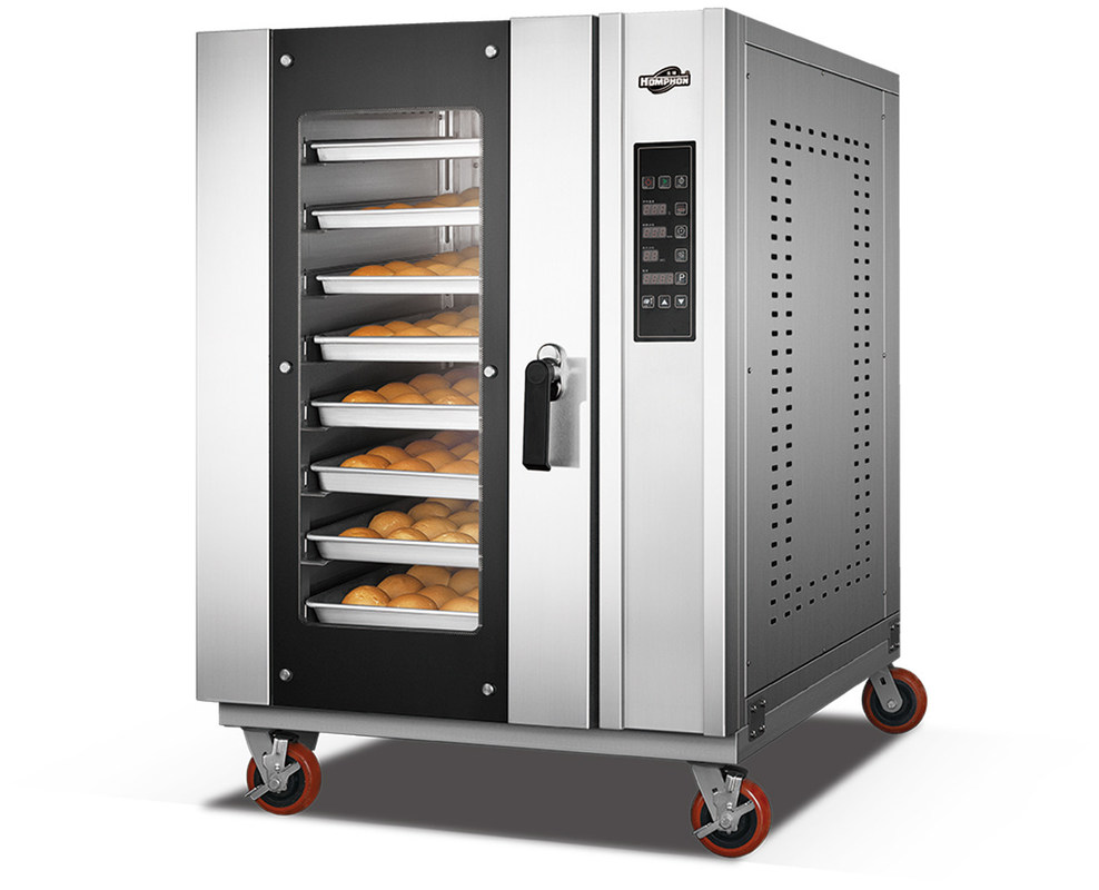 8 bakken Rotary Rack Gas bakoven Oven voor snack voedsel bakapparatuur tegen goede prijzen