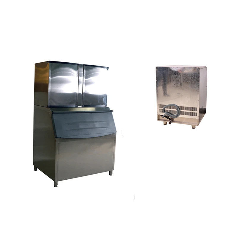Voedingsmiddelen en dranken Industriële ijskubbenmachine 2 ton Semi-automatische voor industriële
