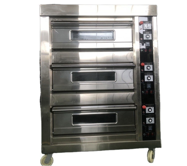 2020 Aluminium Dutch Oven Bake Deck Oven met gasenergie en temperatuurbereik 30-400