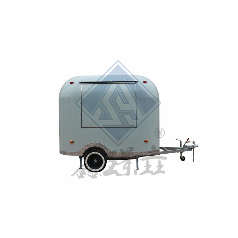 1000 KG aangepaste kleur mobiele voedseltruck met ontwerp enkel/dubbele assen