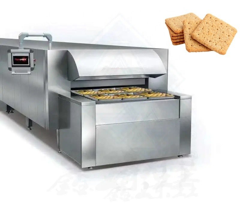 Bakkerij biscuit maker met roestvrij staal zilveren ontwerp en verpakkingsfunctie