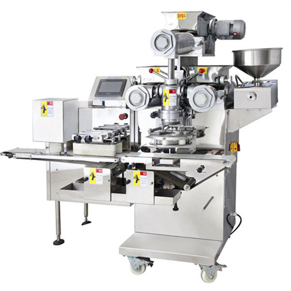 Hoogwaardige machine voor het incrusteren en vormen van pannenkoeken met drie kernen voor de productie van knoflook