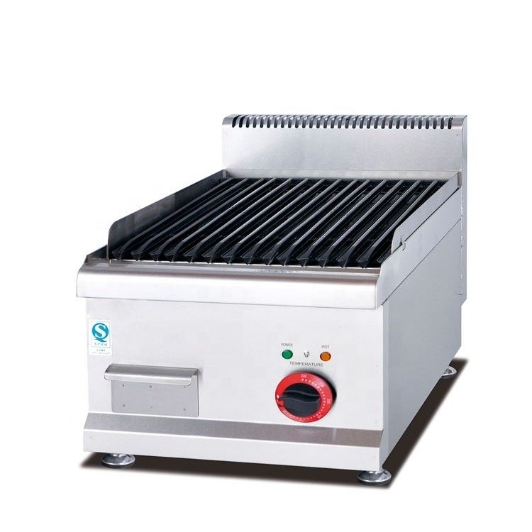 Elektrische roostergrill van roestvrij staal voor barbecue op tafel 400*650*480MM