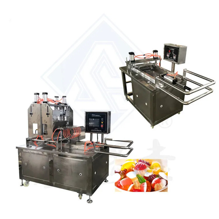 Fijne 50 kg/uur Gummy Bear Automatic Hard Soft Candy Maker voor andere industrieën