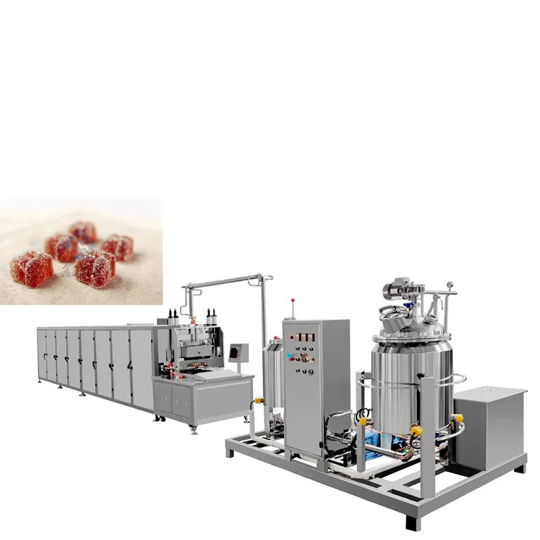 Industrial Candy Lollipop Machine Line met 150kg/h Automatische 5g Candy Maker Machine