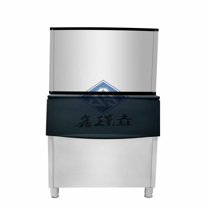 Industriële automatische 700P 318kg/dag ijsblokjes maken met luchtkoeling en goede