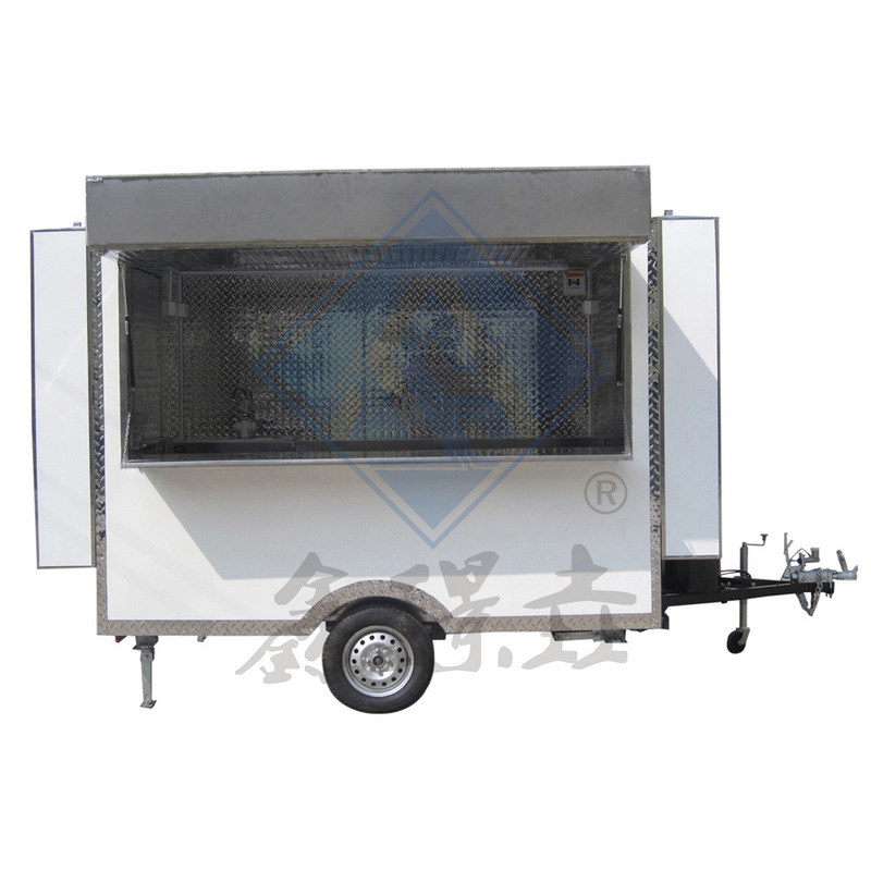 220CM Single/Double Axle Nice Design Mobile Hot Dog Coffee Truck voor voedingsmiddelen en dranken