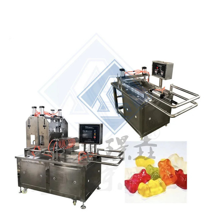 Vormmachine 50 kg per uur Lollipop Toffee Gummy Bear Leuke snoepmachine