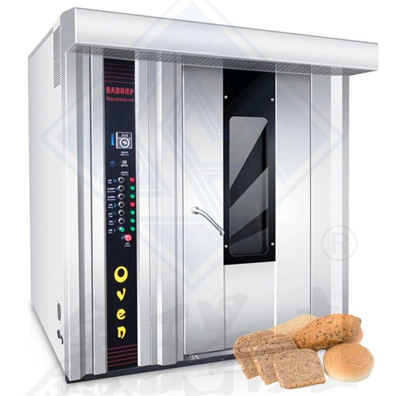 16/32/64 Trays Capaciteit Elektrische koekjes Cake en brood Automatische roterende oven met goede
