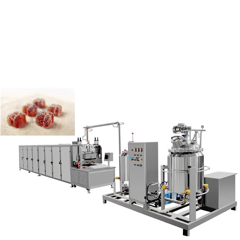 Automatische Candy Lollipop-machinelijn voor 150 kg/uur Beerproductie in de voedingsindustrie