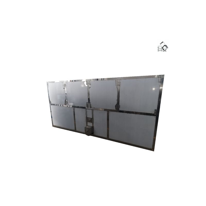 4500W waterkoeling ijsblokjesmachine voor snelle en consistente ijsproductie