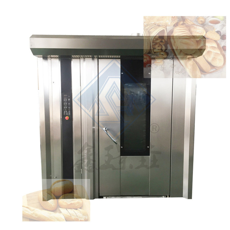 Goede 32 bakken Koekjes Pan Cake Brood Automatische roterende oven met stoomfunctie gemaakt