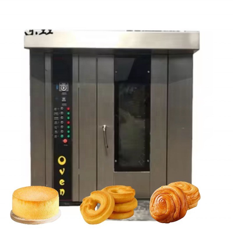 Professionele elektrische broodbakkerij Rotary oven Ideaal voor het bakken van brood cake pizza cookies