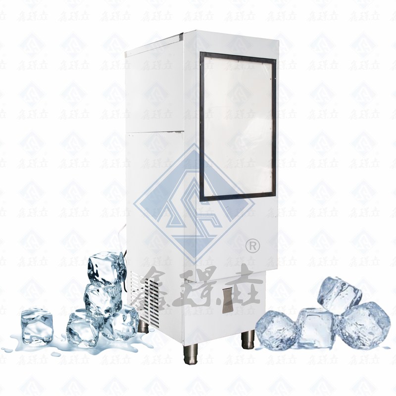 Commerciële kubus-ijsmachine met een hoge uitstoot en een capaciteit voor het opslaan van 900 kg ijs
