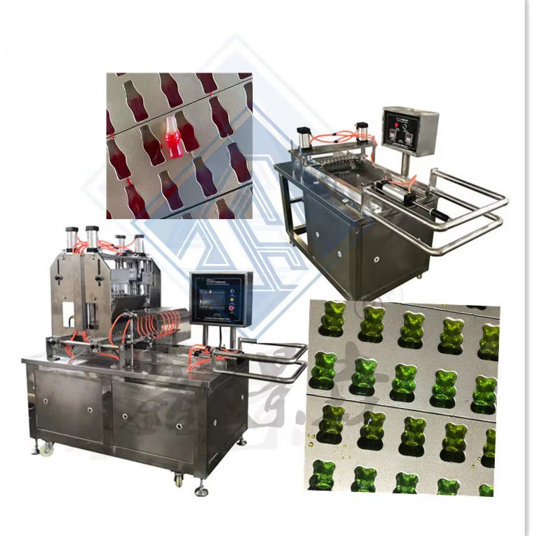 Kleine bedrijven Essentiële 500 kg vormmachine voor Chocolade Toffee Lollipop Gummy Bear
