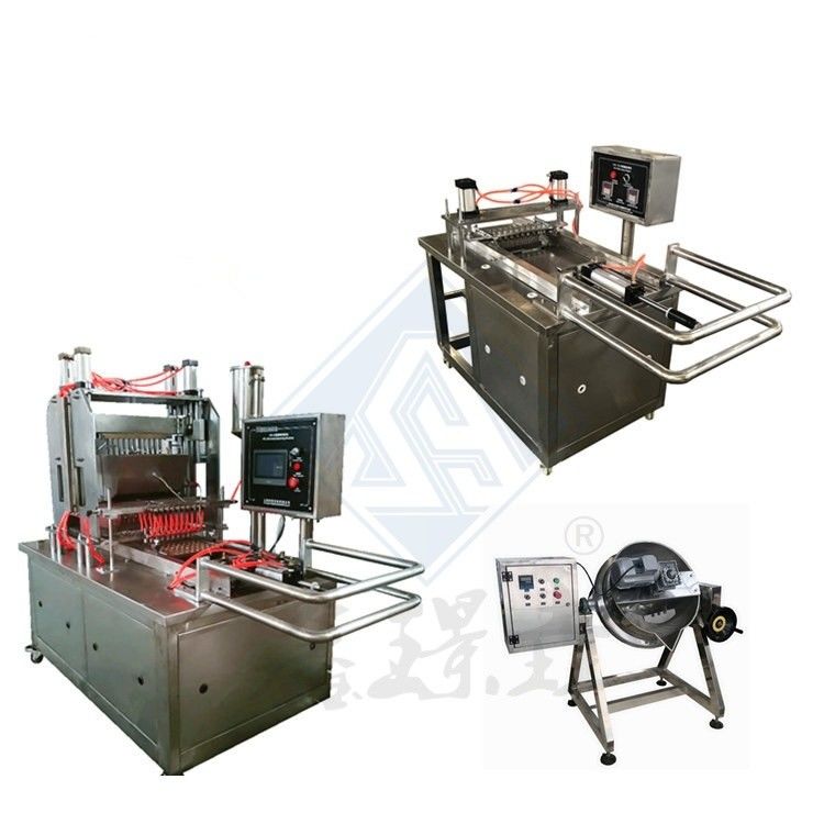 Kleine snoepvormmachine Hard Volledig automatische snoepmachine 1900*980*1700mm