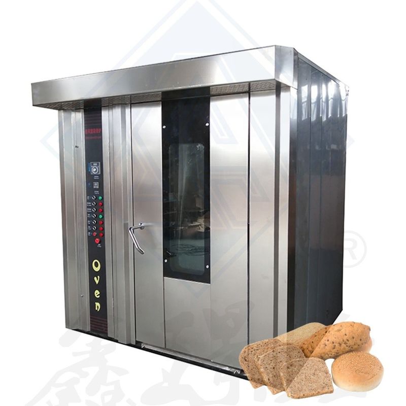 Aanpasbare 16 bakken Rotary oven voor koekjes redelijk 380V-50Hz-3P Spanning