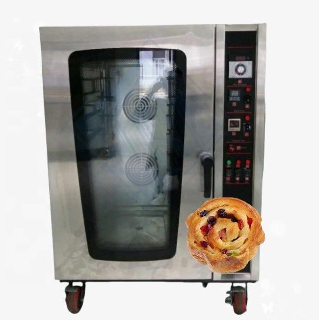 8 bakken Warme lucht Elektriciteit Verwarming Convectieoven voor het bakken van brood Cake Biscuit Pizza