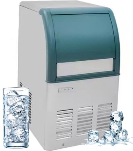 100 kg ijsopslagcapaciteit Commerciële ijsmachine voor restaurant gemaakt van roestvrij staal