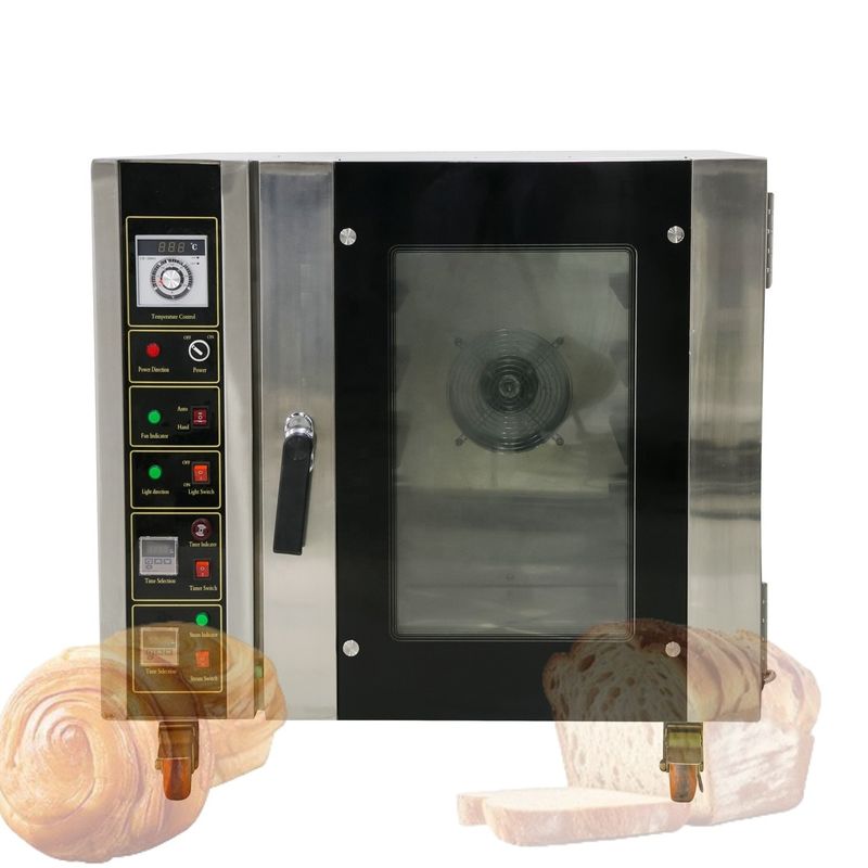 Hoge productiviteit 5 bakken Elektrische bakkerij Bakconvectieoven voor kookolie