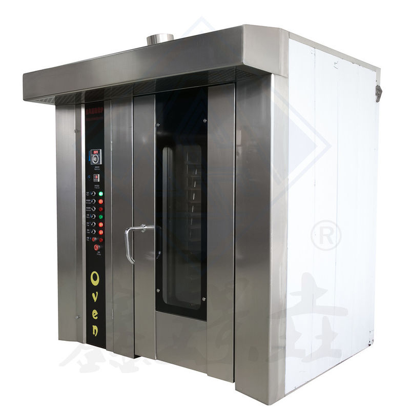 32 bakken Elektrische gas cupcake toast bakoven Roterende oven voor brood bakkerij machine