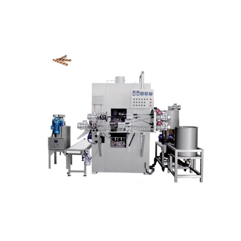 3400x1700x2250mm High Productivity Sweet Crisp Wafer Roll Making Machine voor bedrijven